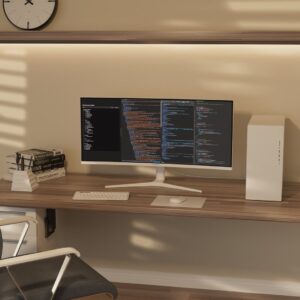 JAPANNEXT JN-IPS340UWQHD60C-C65W-HS-W kompiuterio monitorius 86,4 cm (34") 3440 x 1440 pikseliai UltraWide Quad HD LCD Juoda - Image 2