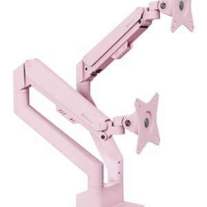 Arozzi AZ-ALZARE-NEO-DUO-PNK monitoriaus laikiklis arba stovas 81,3 cm (32") Stalas Rožinė
