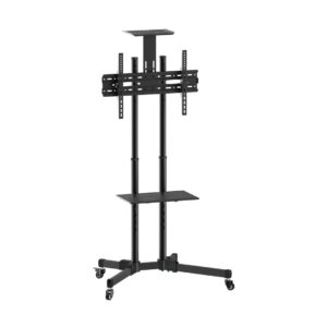 Equip 650603 monitoriaus laikiklis arba stovas 177,8 cm (70") Grindys Juoda