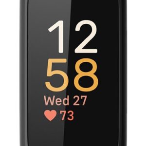 Fitbit Inspire 3 AMOLED Ant riešo tvirtinamas aktyvumo sekimo įtaisas Juoda