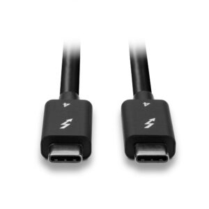 Lindy 31120 „Thunderbolt“ kabelis 1 m 40 Gbit/s Juoda - Image 3