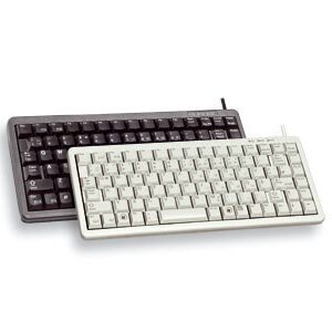 CHERRY Compact keyboard, Combo (USB + PS/2) klaviatūra Biuras USB + PS/2 QWERTY Pilka