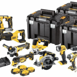 DEWALT KOMPLEKTAS COMBO 18V DCK1012P4T (DCD796, DCF887, DCS565, DCS382, DCS356, DCS334, DCH172, DCG405, DCE088NG18, DCL040) 4x5,0Ah 3xTSTAK