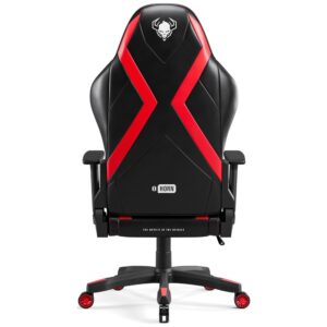 Žaidimų kėdė Diablo Chairs X-Horn 2.0 Normal Size juodos spalvos-raudonos spalvos - Image 3