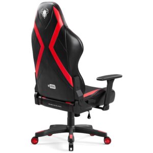 Žaidimų kėdė Diablo Chairs X-Horn 2.0 Normal Size juodos spalvos-raudonos spalvos - Image 4