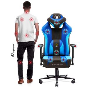 Žaidimų kėdė Diablo Chairs X-Player 2.0 King Size juodos spalvos - Image 6