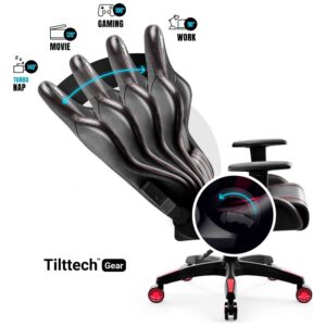Žaidimų kėdė Diablo Chairs X-One 2.0 King Size juodos spalvos-raudonos spalvos - Image 8
