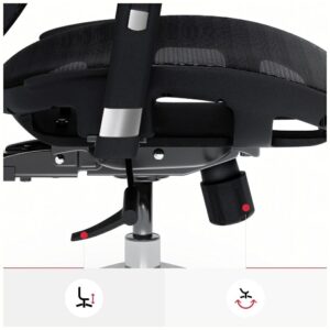 Ergonominė kėdė Diablo Chairs V-Basic juodos spalvos - Image 5