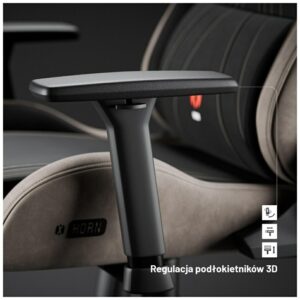 Žaidimų kėdė Diablo Chairs X-Horn 2.0 Normal Size juodos spalvos/camel - Image 8