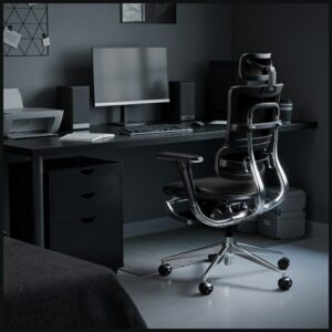 Ergonomic armchair Diablo Chairs V-Master juodos spalvos - Image 10