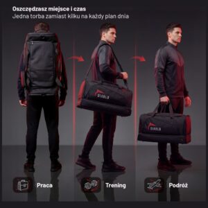 Diablo Chairs Sports Bag krepšys juodos spalvos - Image 3