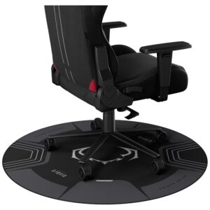 Diablo Chairs neslystantis žaidimų kėdės kilimėlis juodos ir pilkos spalvos - Image 2