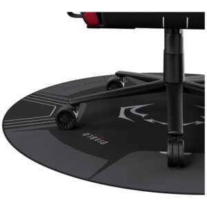 Diablo Chairs neslystantis žaidimų kėdės kilimėlis juodos ir pilkos spalvos - Image 4