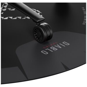 Diablo Chairs neslystantis žaidimų kėdės kilimėlis juodos ir baltos spalvos - Image 8