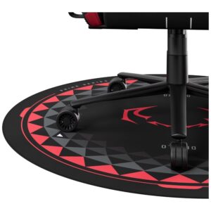 Diablo Chairs neslystantis žaidimų kėdės kilimėlis juodos ir raudonos spalvos - Image 4