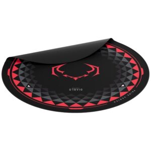 Diablo Chairs neslystantis žaidimų kėdės kilimėlis juodos ir raudonos spalvos - Image 6