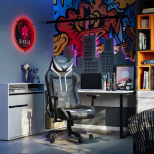 Diablo LED Neon sieninis žibintas žaidimų kambariui - Image 3