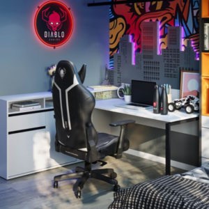 Diablo LED Neon sieninis žibintas žaidimų kambariui - Image 5