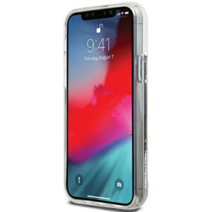 DKNY DKHCP12MLBNAEK Apple iPhone 12 12 Pro 6.1" juodos spalvos kietas dėklas Liquid Glitter Big Logo - Image 5