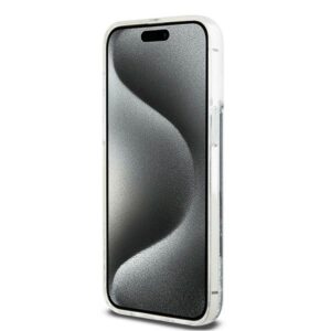 DKNY DKHCP15XLBNAEK Apple iPhone 15 Pro Max 6.7" juodos spalvos kietas dėklas Liquid Glitter Big Logo - Image 5
