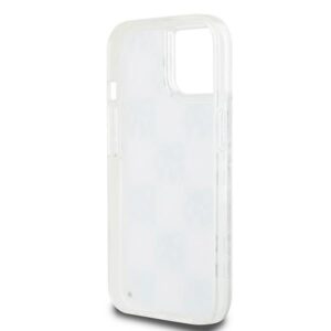 DKNY DKHCP15SLCPEPT Apple iPhone 15   14   13 6.1" baltos spalvos kietas dėklas Liquid Glitter Multilogo - Image 7