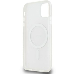 DKNY DKHMN61HRHSEP Apple iPhone 11 Xr 6.1 inch rožinės spalvos kietas dėklas IML Mono & Stripe MagSafe - Image 7