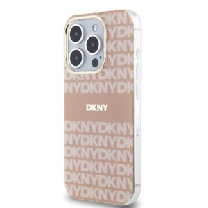 DKNY DKHMP13XHRHSEP Apple iPhone 13 Pro Max 6.7 inch rožinės spalvos kietas dėklas IML Mono & Stripe MagSafe - Image 2