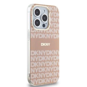 DKNY DKHMP13XHRHSEP Apple iPhone 13 Pro Max 6.7 inch rožinės spalvos kietas dėklas IML Mono & Stripe MagSafe - Image 4
