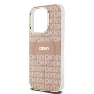 DKNY DKHMP13XHRHSEP Apple iPhone 13 Pro Max 6.7 inch rožinės spalvos kietas dėklas IML Mono & Stripe MagSafe - Image 6
