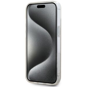 DKNY DKHMP14SHRHSEP Apple iPhone 14 15 13 6.1 inch rožinės spalvos kietas dėklas IML Mono & Stripe MagSafe - Image 5