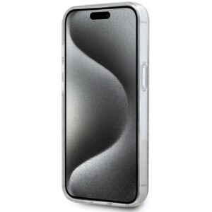 DKNY DKHMP15MHRHSEK Apple iPhone 15 Plus 14 Plus 6.7 inch juodos spalvos kietas dėklas IML Mono & Stripe MagSafe - Image 5