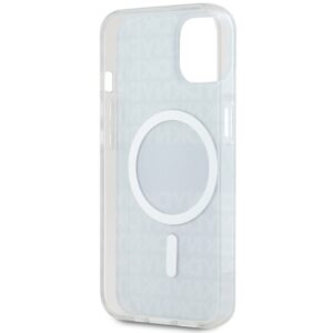 DKNY DKHMP15MHRHSEK Apple iPhone 15 Plus 14 Plus 6.7 inch juodos spalvos kietas dėklas IML Mono & Stripe MagSafe - Image 7