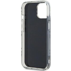 DKNY DKHCP15MHDLCEK Apple iPhone 15 Plus 14 Plus 6.7 inch juodos spalvos kietas dėklas IML Checkered Mono Pattern - Image 7