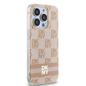 DKNY DKHMP13LHCPTSP Apple iPhone 13 Pro 13 6.1 inch rožinės spalvos kietas dėklas IML Checkered Mono Pattern & Printed S - Image 4