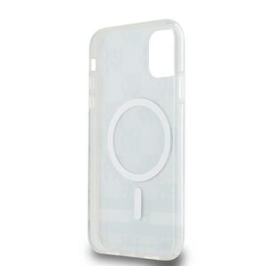 DKNY DKHMN61HCPTSK Apple iPhone 11   Xr 6.1 inch juodos spalvos kietas dėklas IML Checkered Mono Pattern & Printed Strip - Image 7