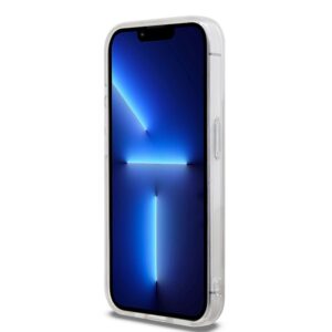 DKNY DKHMP14LHCPTSE Apple iPhone 14 Pro 6.1 inch beige kietas dėklas IML Checkered Mono Pattern & Printed Strip - Image 5