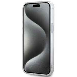 DKNY DKHMP15SHCPTSE Apple iPhone 15 14 13 6.1 inch beige kietas dėklas IML Checkered Mono Pattern & Printed - Image 5