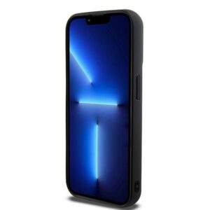 DKNY DKHCP15X3DRPWK Apple iPhone 15 Pro Max 6.7" juodos spalvos kietas dėklas 3D Rubber Repeat Pattern - Image 5