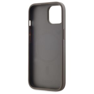 DKNY DKHMP15MPCPVSLE Apple iPhone 15 Plus 6.7" beige kietas dėklas Leather Checkered Mono Pattern MagSafe - Image 7