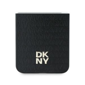 DKNY DKHCZF6PSHRPSK Z Flip6 F741 juodos spalvos Repeat Pattern Stack Logo - Image 5