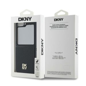 DKNY DKHCZF6PSHRPSK Z Flip6 F741 juodos spalvos Repeat Pattern Stack Logo - Image 8
