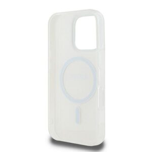 DKNY DKHMP16XHRHSEP Apple iPhone 16 Pro Max 6.9" rožinės spalvos kietas dėklas Repeat Texture Pattern With Stripe - Image 7