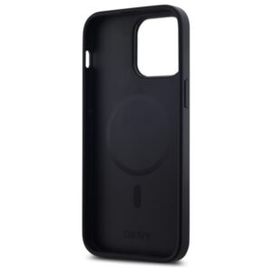 DKNY DKHMP14XPSCMCLK Apple iPhone 14 Pro Max 6.7" juodos spalvos kietas dėklas Plain Logo MagSafe - Image 7