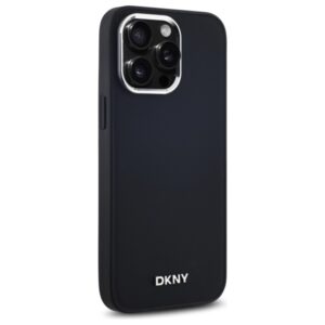 DKNY DKHMP14XPSCMCLK Apple iPhone 14 Pro Max 6.7" juodos spalvos kietas dėklas Plain Logo MagSafe - Image 4