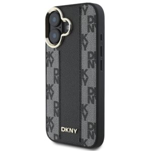 DKNY DKHMP16SPCPVSLK Apple iPhone 16 6.1" juodos spalvos kietas dėklas Checkered Pattern Magsafe - Image 2