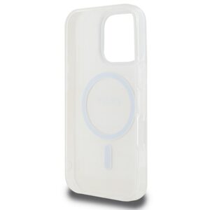 DKNY DKHMP16LHRHSEP Apple iPhone 16 Pro 6.3" rožinės spalvos kietas dėklas Repeat texture patern & Stripe MagSafe - Image 7