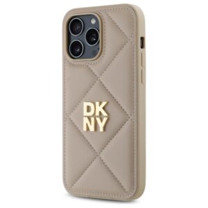 DKNY DKHCP14XPQDSLE Apple iPhone 14 Pro Max 6.7" beige Quilted Stack Logo - Image 2