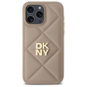 DKNY DKHCP14XPQDSLE Apple iPhone 14 Pro Max 6.7" beige Quilted Stack Logo - Image 3