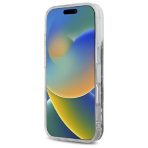 DKNY DKHCP16XLBNAEK Apple iPhone 16 Pro Max 6.9" juodos spalvos kietas dėklas Liquid Glitter Arch Logo - Image 5