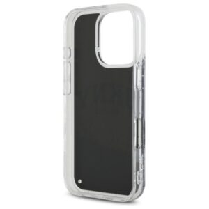 DKNY DKHCP16XLBNAEK Apple iPhone 16 Pro Max 6.9" juodos spalvos kietas dėklas Liquid Glitter Arch Logo - Image 7